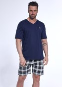 PIŻAMA MĘSKA 326/181 NATURE KR R.3XL-5XL CORNETTE PIŻAMA MĘSKA 326/181 NATURE KR R.3XL-5XL CORNETTE