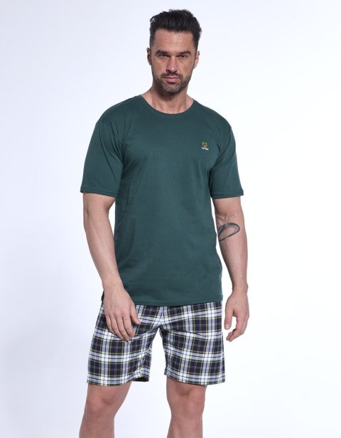 PIŻAMA MĘSKA 326/182 NATURE 2 KR R.3XL-5XL CORNETTE PIŻAMA MĘSKA 326/182 NATURE 2 KR R.3XL-5XL CORNETTE