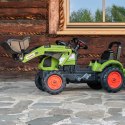 FALK Traktor Claas Zielony na Pedały z Przyczepą + Klakson od 2 Lat. FALK FALK Traktor Claas Zielony na Pedały z Przyczepą + Klakson od 2 Lat. FALK