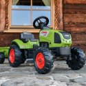 FALK Traktor Claas Zielony na Pedały z Przyczepą + Klakson od 2 Lat. FALK FALK Traktor Claas Zielony na Pedały z Przyczepą + Klakson od 2 Lat. FALK