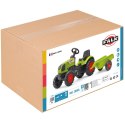 FALK Traktor Claas Zielony na Pedały z Przyczepą + Klakson od 2 Lat. FALK FALK Traktor Claas Zielony na Pedały z Przyczepą + Klakson od 2 Lat. FALK
