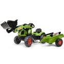 Falk Traktor Claas z Przyczepą i Łyżką na pedały FALK Falk Traktor Claas z Przyczepą i Łyżką na pedały FALK