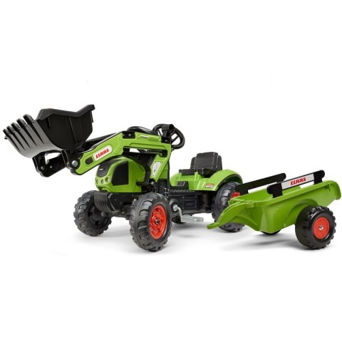 Falk Traktor Claas z Przyczepą i Łyżką na pedały FALK Falk Traktor Claas z Przyczepą i Łyżką na pedały FALK