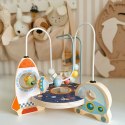 TOOKY TOY Drewniana Rakieta Pętla Motoryczna Labirynt Tooky Toy