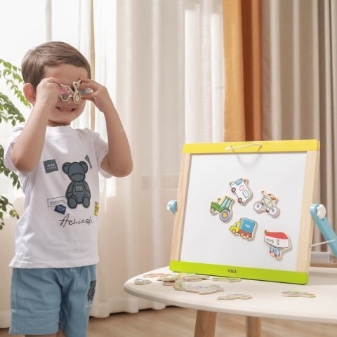 VIGA Drewniane magnesy pojazdy zestaw Viga Toys VIGA Drewniane magnesy pojazdy zestaw Viga Toys