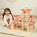 VIGA Drewniany Parking dla Samochodzików z Windą 4 Autka Helikopter Viga Toys VIGA Drewniany Parking dla Samochodzików z Windą 4 Autka Helikopter Viga Toys