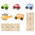 VIGA Drewniany Parking dla Samochodzików z Windą 4 Autka Helikopter Viga Toys VIGA Drewniany Parking dla Samochodzików z Windą 4 Autka Helikopter Viga Toys