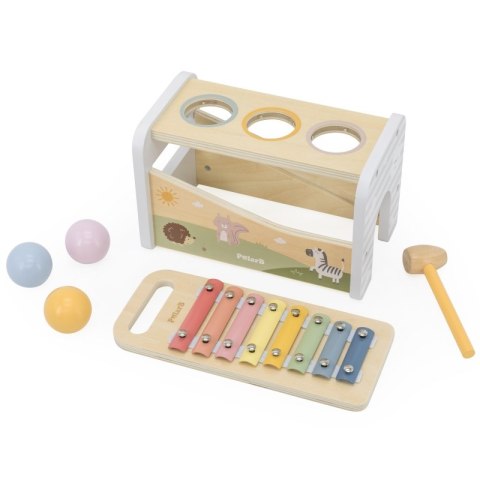 VIGA Drewniany Zestaw Wybijanka + Cymbałki Ksylofon 2w1 Viga Toys VIGA Drewniany Zestaw Wybijanka + Cymbałki Ksylofon 2w1 Viga Toys