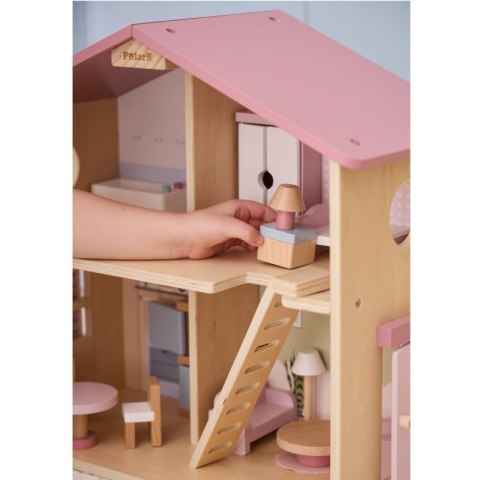 VIGA PolarB Duży Drewniany Domek dla Lalek 17 el. Viga Toys VIGA PolarB Duży Drewniany Domek dla Lalek 17 el. Viga Toys