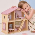 VIGA PolarB Duży Drewniany Domek dla Lalek 17 el. Viga Toys VIGA PolarB Duży Drewniany Domek dla Lalek 17 el. Viga Toys