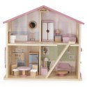 VIGA PolarB Duży Drewniany Domek dla Lalek 17 el. Viga Toys VIGA PolarB Duży Drewniany Domek dla Lalek 17 el. Viga Toys