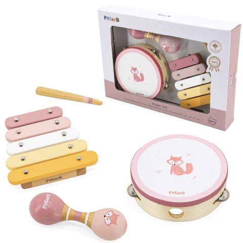 VIGA PolarB Zestaw Instrumentów Muzycznych Różowy Viga Toys VIGA PolarB Zestaw Instrumentów Muzycznych Różowy Viga Toys