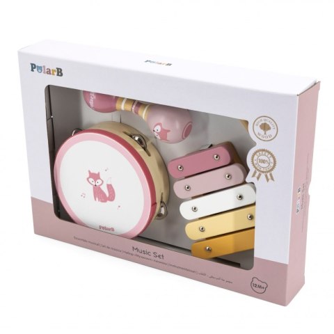 VIGA PolarB Zestaw Instrumentów Muzycznych Różowy Viga Toys VIGA PolarB Zestaw Instrumentów Muzycznych Różowy Viga Toys