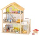 VIGA Zestaw Drewniany Domek dla Lalek z Laleczkami i Akcesoriami Viga Toys VIGA Zestaw Drewniany Domek dla Lalek z Laleczkami i Akcesoriami Viga Toys