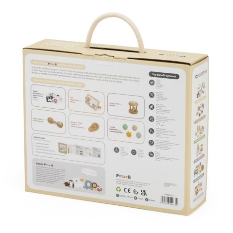 VIGA Zestaw Zabawek Edukacyjnych Pudełko Box od urodzenia do 6 miesiąca Viga Toys VIGA Zestaw Zabawek Edukacyjnych Pudełko Box od urodzenia do 6 miesiąca Viga Toys