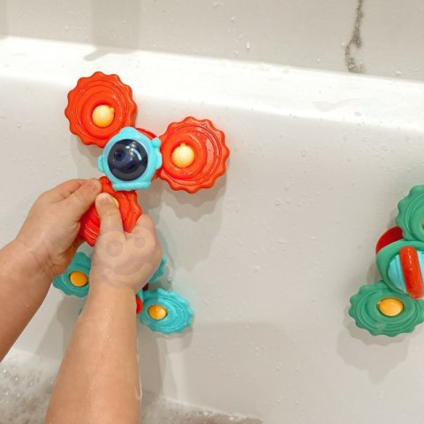 WOOPIE BABY Gryzak Spinner Wirujący z Przyssawką Zestaw 3 szt Woopie Baby WOOPIE BABY Gryzak Spinner Wirujący z Przyssawką Zestaw 3 szt Woopie Baby