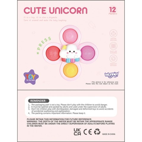 WOOPIE BABY Kosmiczny Spinner Pop-it Zabawka Sensoryczna Wymienne 3 szt Różowy. Woopie