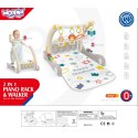 WOOPIE BABY Mata z Pałąkiem Pchacz 2w1 Pianinko Woopie