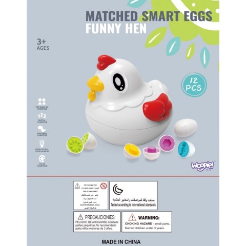 WOOPIE Edukacyjna Kurka Montessori Sorter Nauka Kształtów Woopie