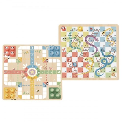 WOOPIE GREEN Gry Planszowe Logiczne 2w1 Ludo Chińczyk + Uwolnij Zwierzątka Woopie Let's Go Green WOOPIE GREEN Gry Planszowe Logiczne 2w1 Ludo Chińczyk + Uwolnij Zwierzątka Woopie Let's Go Green