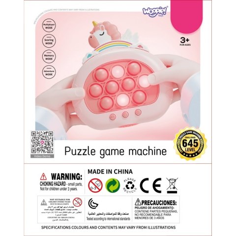 WOOPIE Gra POP IT Elektryczna Antystresowa Zręcznościowa Jednorożec Woopie