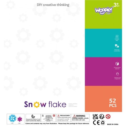 WOOPIE Klocki Konstrukcyjne Wafle Jeżyki 52 el. Woopie