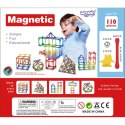 WOOPIE Klocki Magnetyczne Konstrukcyjne Układanka Kreatywna 110 el. Woopie