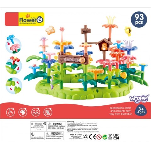 WOOPIE Magiczny Ogródek Montessori Klocki Konstrukcyjne XXL 93 el. Woopie