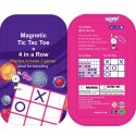WOOPIE Magnetyczna Gra 2w1 Kółko I Krzyżyk + Gra 4 w Lini MINI Woopie