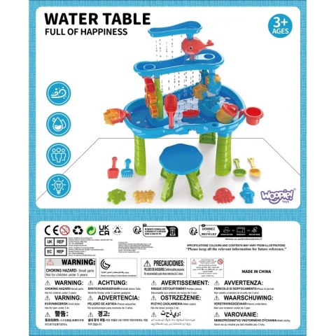WOOPIE Stolik Wodny XL Zabawa Wodą i Piaskiem 37 el. Woopie