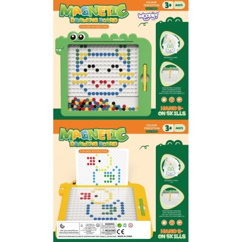 WOOPIE Tablica Magnetyczna dla Dzieci Montessori MagPad Dinozaur Woopie