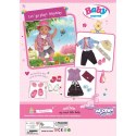 WOOPIE Ubranko dla Lalki Zestaw Sukienka Czapeczka 43 - 46 cm Różowy Woopie