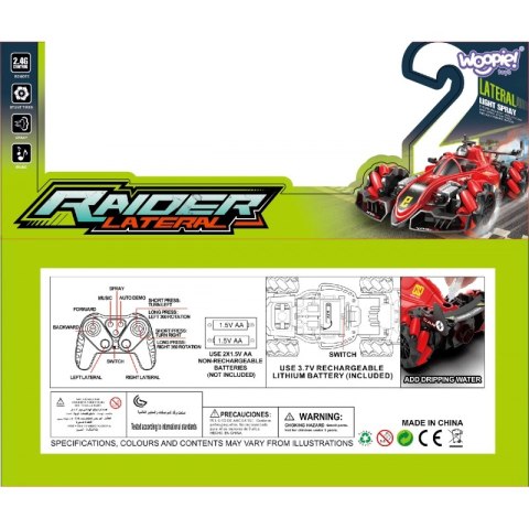 WOOPIE Zdalnie Sterowane Auto Kaskaderskie RAIDER - Efekt Dymu Woopie WOOPIE Zdalnie Sterowane Auto Kaskaderskie RAIDER - Efekt Dymu Woopie