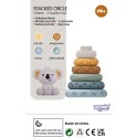 WOOPIE Zestaw Edukacyjna Piramdka Koala 2w1 Gryzak Woopie