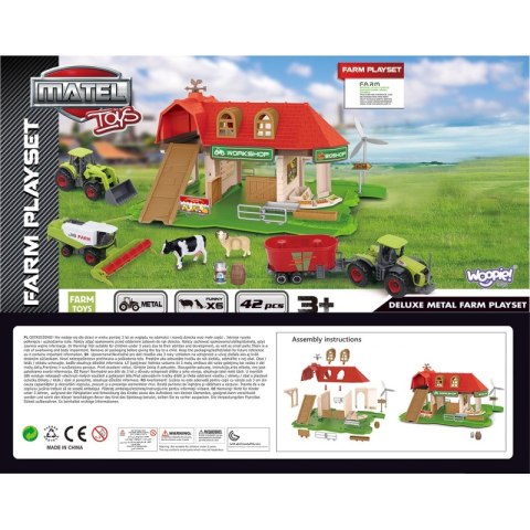 WOOPIE Zestaw Farma Zagroda Traktory + Figurki 42 el. Woopie WOOPIE Zestaw Farma Zagroda Traktory + Figurki 42 el. Woopie