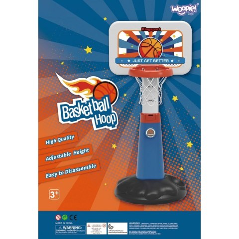 WOOPIE Zestaw Koszykówka Regulacja 99 - 125 cm + Piłka + Pompka Woopie WOOPIE Zestaw Koszykówka Regulacja 99 - 125 cm + Piłka + Pompka Woopie