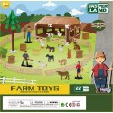 WOOPIE Zestaw Mały Rolnik Farma Zagroda + Zwierzęta i Akcesoria Woopie