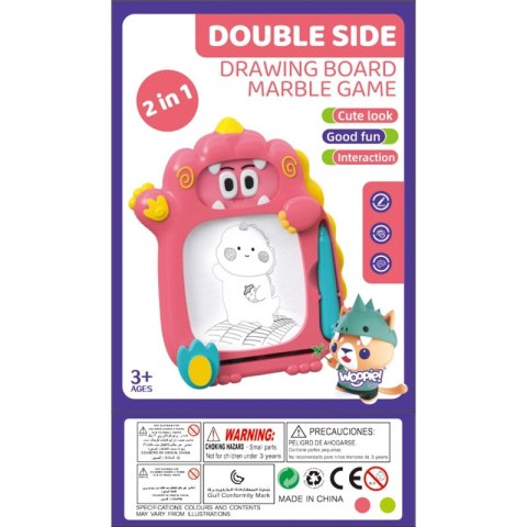 WOOPIE Znikopis Tablica Magnetyczna 2w1 Gra zręcznościowa Pinball Flipper Zielona Woopie