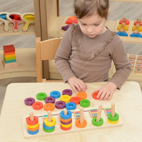 MASTERKIDZ Układanka Nauka Liczenia i Kolorów Sorter Montessori Masterkidz MASTERKIDZ Układanka Nauka Liczenia i Kolorów Sorter Montessori Masterkidz
