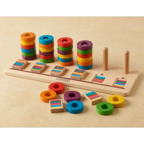 MASTERKIDZ Układanka Nauka Liczenia i Kolorów Sorter Montessori Masterkidz MASTERKIDZ Układanka Nauka Liczenia i Kolorów Sorter Montessori Masterkidz