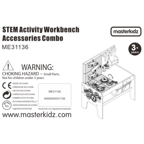 MASTERKIDZ Zestaw Akcesoriów do Stołu Warsztatowego STEM 111 el. Masterkidz MASTERKIDZ Zestaw Akcesoriów do Stołu Warsztatowego STEM 111 el. Masterkidz
