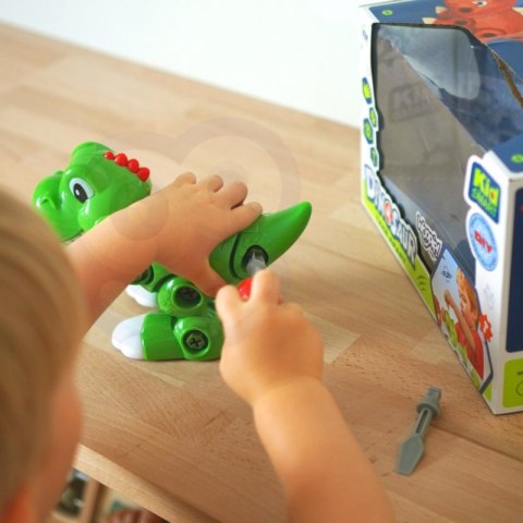 WOOPIE Dinozaur Do Skręcania Zestaw Konstrukcyjny + Śruborkęt Woopie