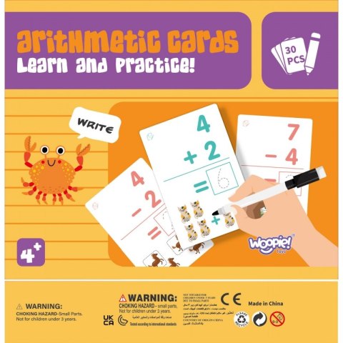 WOOPIE Karty Edukacyjne Fiszki Do Nauki Liczenia Woopie