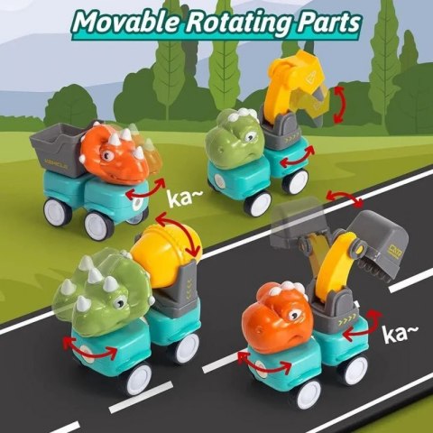 WOOPIE Klocki Magnetyczne Dinozaury Konstrukcyjne 84 el. Woopie WOOPIE Klocki Magnetyczne Dinozaury Konstrukcyjne 84 el. Woopie