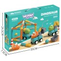 WOOPIE Klocki Magnetyczne Dinozaury Konstrukcyjne 84 el. Woopie