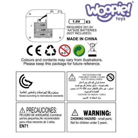 WOOPIE Zestaw Małego Kucharza 2w1 Kuchnia Przenośna w Koszyku 30 el Woopie