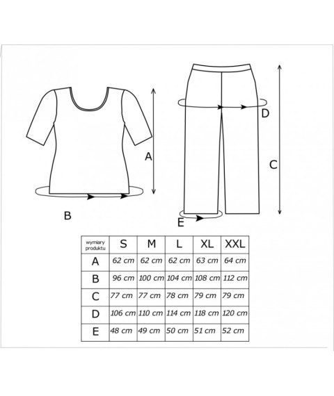 PIŻAMA SANDI 3/4 DONNA