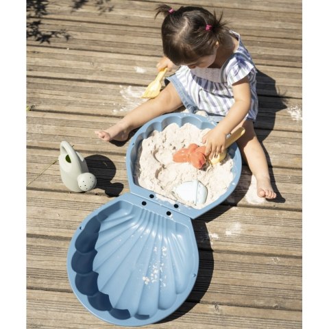 SMOBY Piaskownica z Przykryciem i Akcesoriami Basen Suchy Smoby