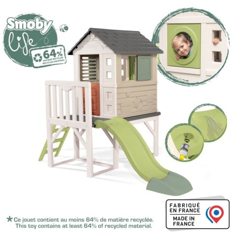 Smoby Domek Na Palach Ze Zjeżdżalnią Smoby Smoby Domek Na Palach Ze Zjeżdżalnią Smoby