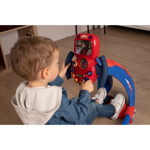 Smoby Symulator jazdy Spidey ze światłem i dźwiękiem Smoby Smoby Symulator jazdy Spidey ze światłem i dźwiękiem Smoby